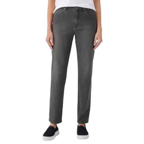 Eileen Fisher Organic Cotton Stretch Slim Jean size 8 - Picture 1 of 5